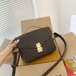 designer bag Luxury handbag wallet fashionable handbag leather crossbody bag womens bag large capacity composite shopping bag vintage brown plaid Envelope bag