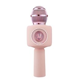 X9 Wireless Karaoke Microphone Bluetooth-compatible Speaker Ktv Player for Smartphone For Kid Gift