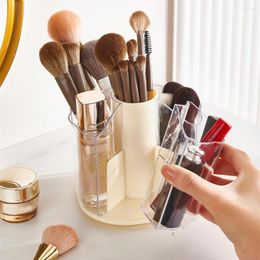 Storage Boxes Brush Holder For Makeup Tools 360 Rotating Box Organiser Home Bedroom Desk Different