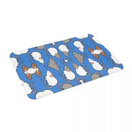 Carpets Cute Rats 24" X 16" Non Slip Absorbent Memory Foam Bath Mat For Home Decor/Kitchen/Entry/Indoor/Outdoor/Living Room