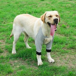 Dog Apparel Pet Elbow Brace Protector Anti-Licking Shoulder Support Sleeves Pad Breathable Joints Leg Sheath Supplie