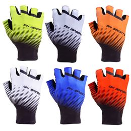 Sports Gloves Gel Cycling Gloves Breathable Mountain Bike Half Finger Gloves Men Women Summer Road Bicycle Gym Fitness Non-slip Sports Gloves 230925