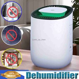 Dehumidifiers Air Dehumidifier Portable Smart Safety Auto Stop 600mL with Colourful Lights Defrost for Damp Home Bathroom Wardrobe Closet HomeYQ230925
