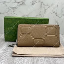 Mens Wallet Super G Leather Designer Wallets Credit Card Fashion Long Purse Double Letters Porte Monnaie Passport Luxury Wallets