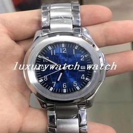 luxury watch New top sell 42mm Automatic Movement black blue green White dial Watch Mens Mechanical Stainless Steel Fashion Watche283i