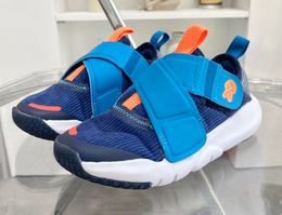 top quality Casual Shoes Flex Advance Little Kids Children kids Toddler kicks out Midnight Navy Imperial Blue Orange White Outdoor Sneakers
