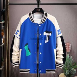 Men's Jackets Street Hip Hop Casual Baseball Coats Men's Slim Fit Unisex Uniform Bomber Jackets For Youth Trend College Outwear Tops Clothing L230925