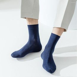 Men's Socks Thin Breathable Sweat-absorbent Middle Tube Cotton Male Hosiery Mesh Ankle Sport