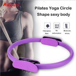 Yoga Circles 38cm Yoga Fitness Ring Circle Pilates Women Girl Fitness Ring Yoga Exercise Home Yoga Ring Circle Gym Workout Pilates Accesso 230925