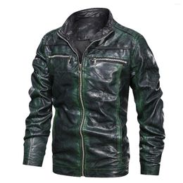 Men's Fur High Quality Leather Jacket Men Brand Military Clothing Vintage Coat Windbreaker Waterproof Chaquetas Hombre