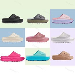 Designer Sandals Dupe AAAAA Slides Rubber Slides Women Mens Slippers Flat Blooms SandalWhite s Beach Flip Flops With Box