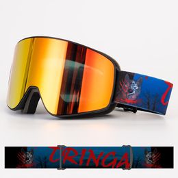 Outdoor Eyewear Professional Ski Goggles Men Women Double Layers UV400 Antifog HD Mask Snow Skiing Glasses Snowboard 230926