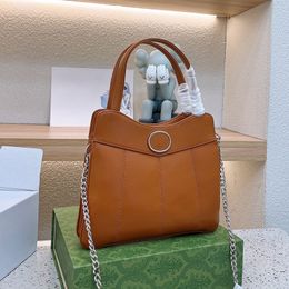Italy Luxury Designer Classic Petite Crossbody Bag High Quality Women Shoulder Bag Famous Double Letter Luxurious Ladies Genuine Leather Tote Bag Underarm Bag