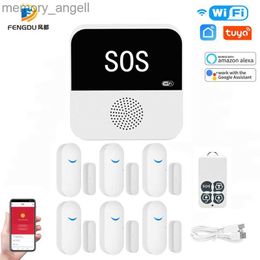 Alarm systems Alarm System for Home Burglar Security 433MHz Door Sensor WiFi Alarm Wireless Tuya Smart House App Control Smart Home YQ230926