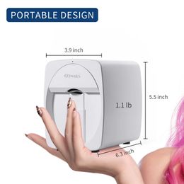 2023 newest automatic popular desktop nail painting robot machine