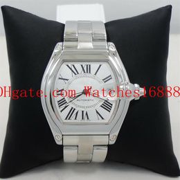 Large Size Stainless Steel Bracelet Mens Automatic Mechanical Movement Watches W62025V3 Men's Date Wrist Watch252W