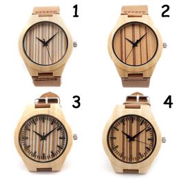 2015 Newest Bamboo Watch Analog Elegant Unisex Wooden Watches Casual Quartz wrist watch For Men Women gifts Accept Customization O219Y