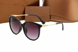 Designer Sunglasses Men Women Sun Glasses Round Fashion Gold Frame Glass Lens Eyewear For Men Women With Original Cases Boxs Mixed Color