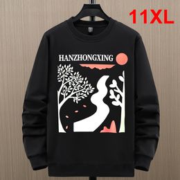 Mens Hoodies Sweatshirts Print Men Plus Size 10XL 11XL Sweatshirt Male Spring Autumn Pullover Fashion Casual Big 230925