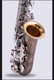 Il belin Free Promotional Saxophone Alto Black Nickel Silver Alloy Alto Sax Brass Musical Instrument With Case Mouthpiece Copy