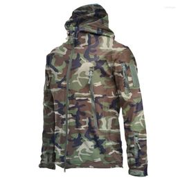 Men's Wool 2023 Jackets Men Tactical Windproof Waterproof Jacket Army Combat Mens Hooded Bomber Coats