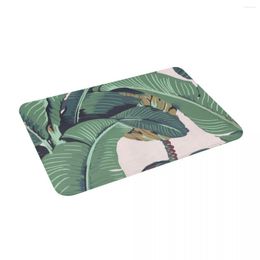 Carpets Banana Leaves 24" X 16" Non Slip Absorbent Memory Foam Bath Mat For Home Decor/Kitchen/Entry/Indoor/Outdoor/Living Room