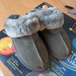 Slippers Real Fur Furry Slippers for Women Fashion Female Alpaca House women's Winter plush Indoor Warm man Home Shoes stuffed woman 230926