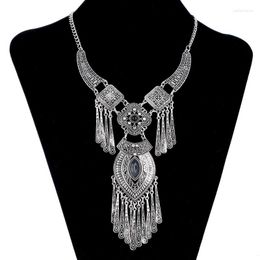 Pendant Necklaces 2023 Fashion Gypsy Collares Choker Bohemian Necklace Collier Femme Jewelry Vintage Statement Women Maxi