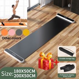 Yoga Mats Resistant Yoga Sliding Mat Sport Fitness Glide Pilates Skating Training Board Mat for Roller Skating Leg Core Exercise 180/200cm 230925