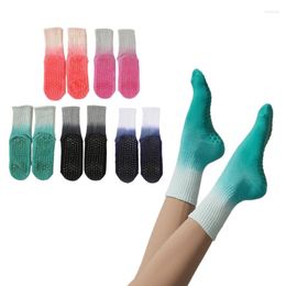 Athletic Socks Professional Pilates Cotton Breathable Silicone Anti-slip Sole Ballet Dance Sports For Women Yoga