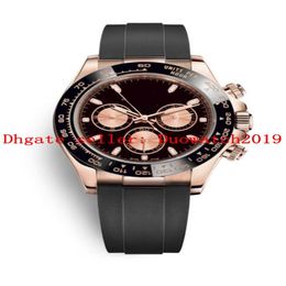 9 Style Mens Ceramic High Quality Watch 40mm Cosmograph 116519LN 116518LN No Chronograph Mechanical Automatic Yellow Gold Watc220H