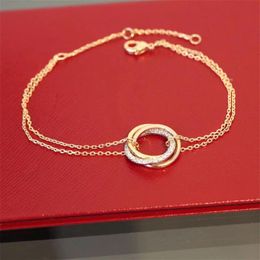 Cute Couple Bracelet Luxury Designer Hand Bangle for Women Jewellery stainless steel Jewellery friendship engagement wedding party bir294W