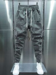 Men's Pants Men's Harem Pants Tights cargo Pure Colour Cotton Casual Pant High -quality Brand Men's clothing J230926