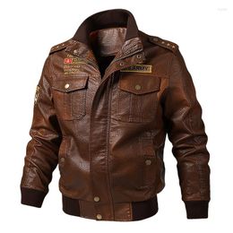 Men's Fur Classical Motorcycle Leather Jackets 2023 Spring Zipper Jacket Youth Handsome Stand Collar Coats Solid Colour Coat