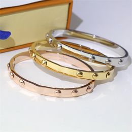 Fashion Versatile Bracelet Gold Plated Silver Titanium Steel Valentine's Day Wedding Gift Women's Luxury Bracelet
