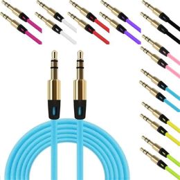 Jack Audio Male to M Aux Cable For iPhone Xiaomi iPod Car PC Headphone Speaker Auxiliary Cable ZZ