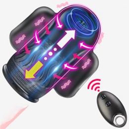 Masturbators Exerciser Male Wireless Remote Control Multi Frequency Jet Cup Penis Massage Trainer Adult Masturbator Sex Toys 230925