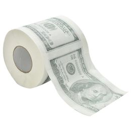 ZZIDKD 1Hundred Dollar Bill Printed Toilet Paper America US Dollars Tissue Novelty Funny 100 TP245c