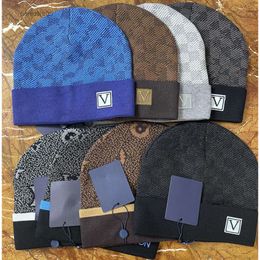 Beanie/Skull Caps Fashion Men Ladies Letter Designer Hat High Quality Knitted Skull Hat Winter Beanie Hats njk