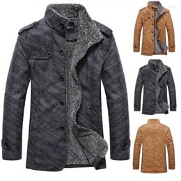 Men's Fur Winter Mens Jacket And Coat Top Quality Leather Smart Casual Plus Velvet Jaqueta De Couro Masculina