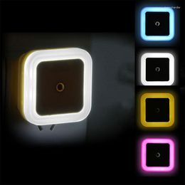 Night Lights Mini LED Light EU/US Plug-in Automatic Sensor Lamp For Bedroom Hallway Stairs Corridor