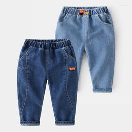 Trousers Soft Kids Denim Pants Toddler Baby Jeans Boys Girls Bottoms Children's Clothes Cotton Elastic Waist