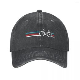 Ball Caps Bike Stripes Velodrome Baseball Casual Distressed Washed Headwear Men Women Outdoor Workouts Gift Hats Cap