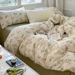 Bedding Sets Luxury Bed Sheets Set Duvet Cover 140x200 Bedclothes Couple Double Sheet Bedspread Comfort