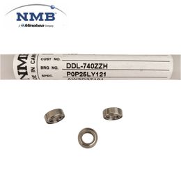 Bike Groupsets 100pcs original NMB stainless steel bearing DDL740ZZ 4x7x25mm SMR74ZZ miniature ball bearings 740 MR74 4725 mm 230925
