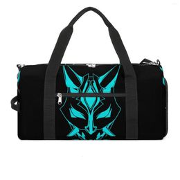 Outdoor Bags Gym Bag Genshin Impact Xiao Mask Sports Large Male Female Weekend Design Handbag Travel Training Fitness