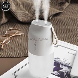 Humidifiers USB Wireless Humidifier Double Spray Desktop Humidifier Aromatherapy Diffuser Atomizer with Night Light Sprayer YQ230926