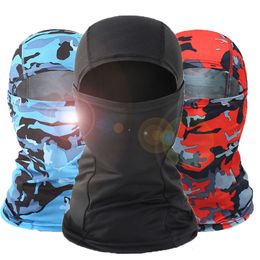 Cycling Helmets Balaclava Mens Face Mask Ski Camouflage Hiking Tactical Breathable Scarf Motorcycle Helmet Liner Cap Hood Beanies Hats 230926