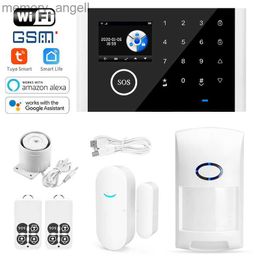 Alarm systems tuya home WiFi alarm pg103 anti theft alarm system package 433mhzgsm security alarm system your smart home YQ230926