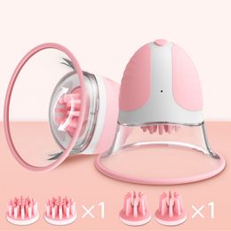 Adult Toys AAV Breast Massage Vibrator Sucker Strong Manual Sucking Stimulator with 10 Vibration Rotation Modes Sex for Women 230925